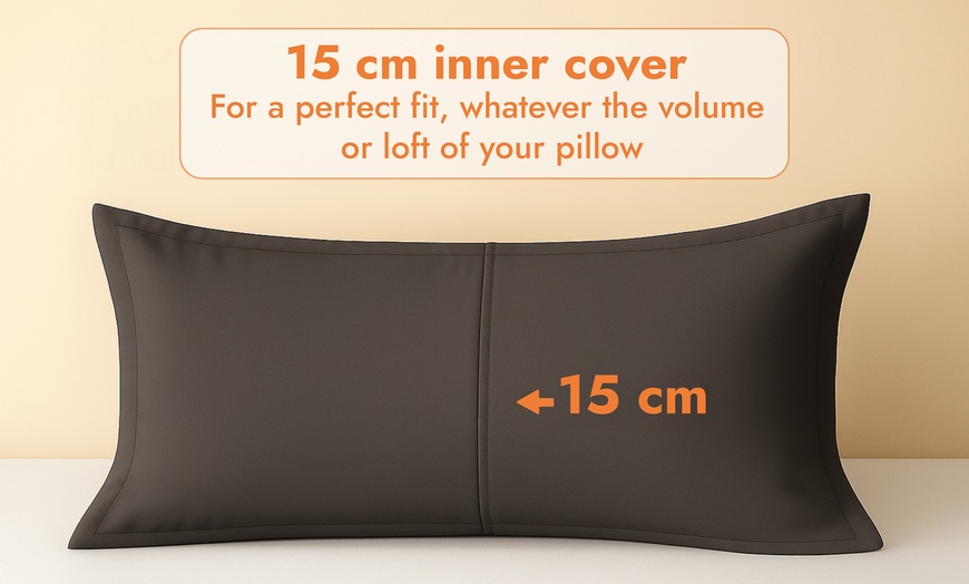 Image 8: Sampur leigrijze beddengoedset