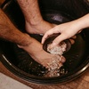 Image 3: Lymphatic Drainage Compression with Optional Himalayan Salt Foot Soak