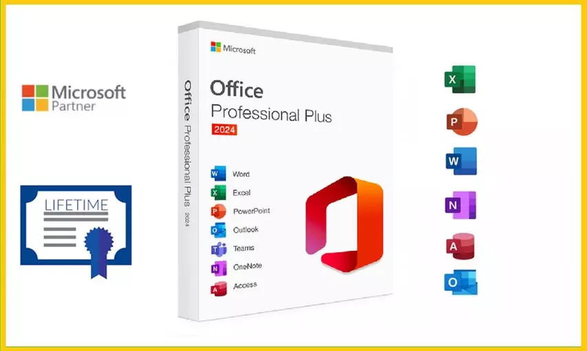 Microsoft Office Professional Plus 2024 dla Windows 10/11 i Mac
