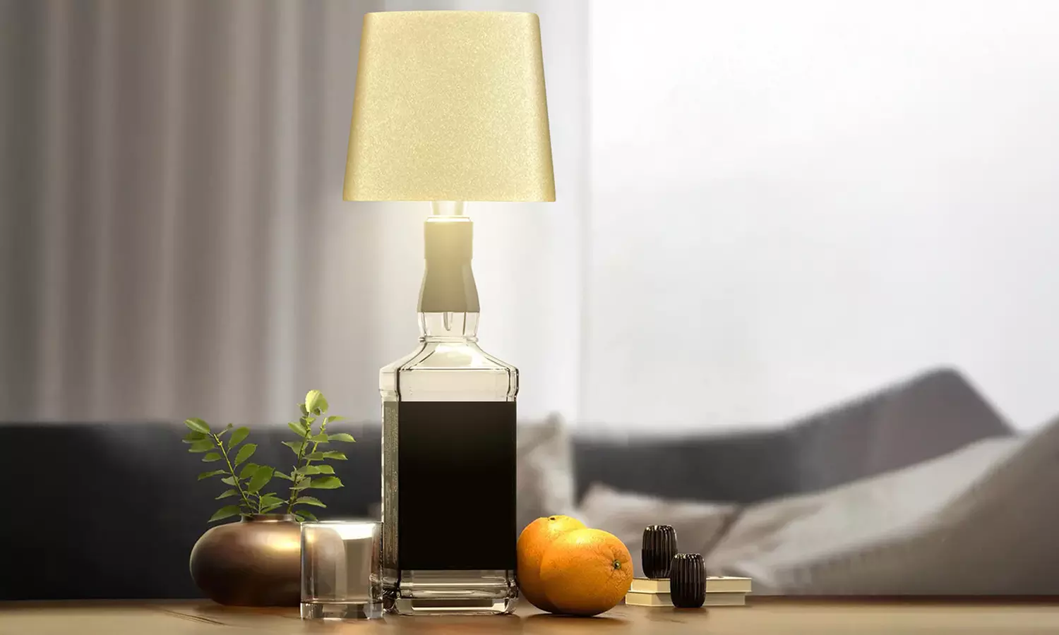 Lot de 2 lampes LED design moderne