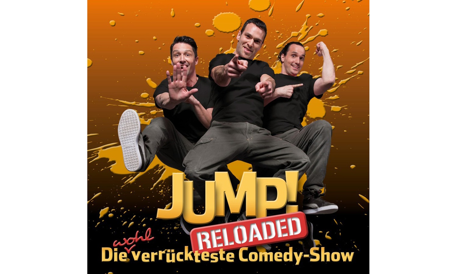 Sitzplatz-Ticket für „JUMP! Reloaded - STARBUGS COMEDY“ in 3 Städten
