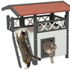 Image 2: PawHut Outdoor Cat Shelter