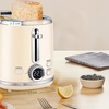 Image 3: HomCom Retro-Style Kettle and Toaster Set 1.7L