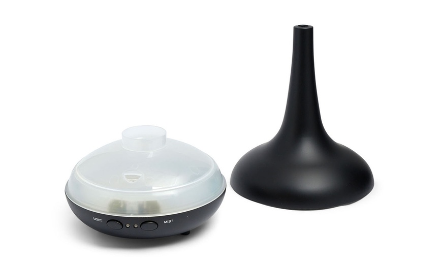 Image 2: Essential Oil Diffuser Ultrasonic Humidifier Aromatherapy LED Light