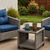 Image 1: Three-Piece FurnitureOne Rattan-Effect Bistro Set 