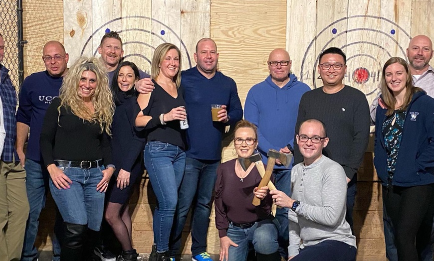 Image 5: Axe Throwing: One or Two Hours of Fun for Up To Eight People 