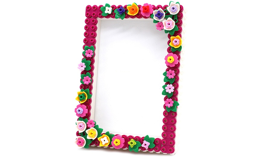 Image 2: Lego Inspired DIY Building Block Photo Frame Tabletop Decoration