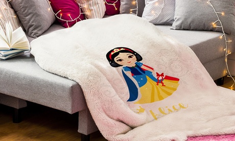 1 ou 2 couvertures personnalisée motif Princesse, tailles au choix sur Printerpix