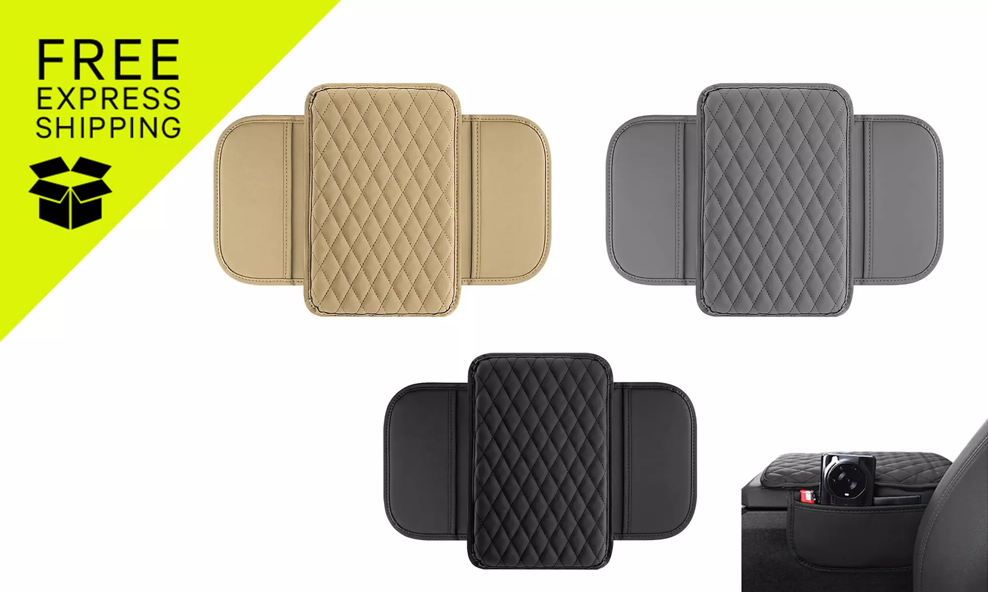 Elevate your car interior with a  Car Center Console Cover: 1Pcs; Free shipping (65% Off) - Primary Image