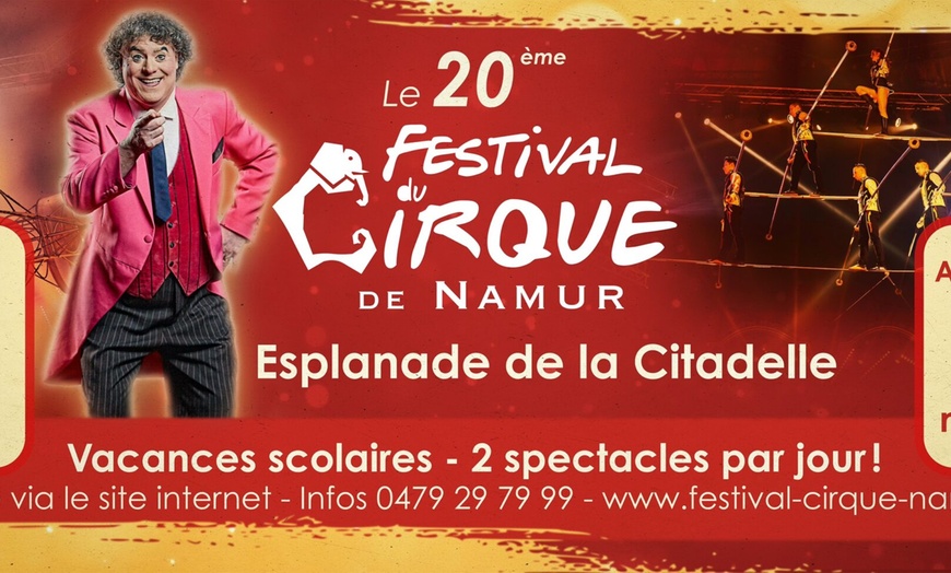 Image 1: Festival du cirque de Namur : édition anniversaire pour ses 20 ans