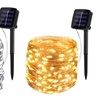 Image 2: 72ft 200 LED Solar Outdoor String Lights for Tree Garden Party Wedding Decor