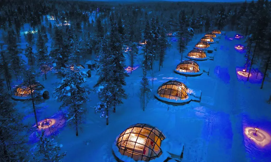 ✈ 6-Day Finland Artic Resort & Glass Igloo w/Air from Weekender Breaks