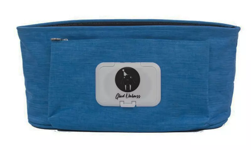 Baby Pushchair Organiser with Easy-Access Wipes Dispenser