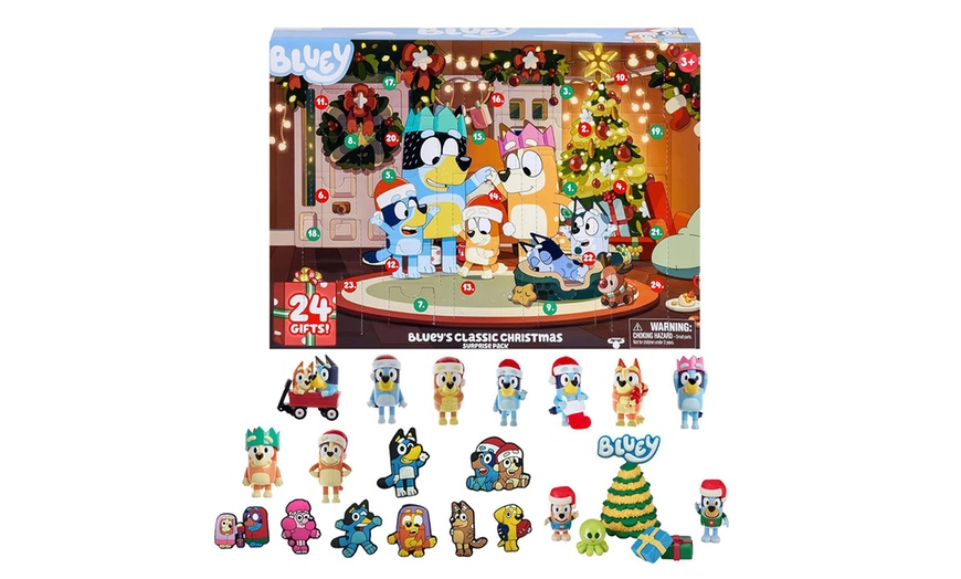 Image 4: Adventskalender mit 3D-Figuren mit Bluey-Motiven