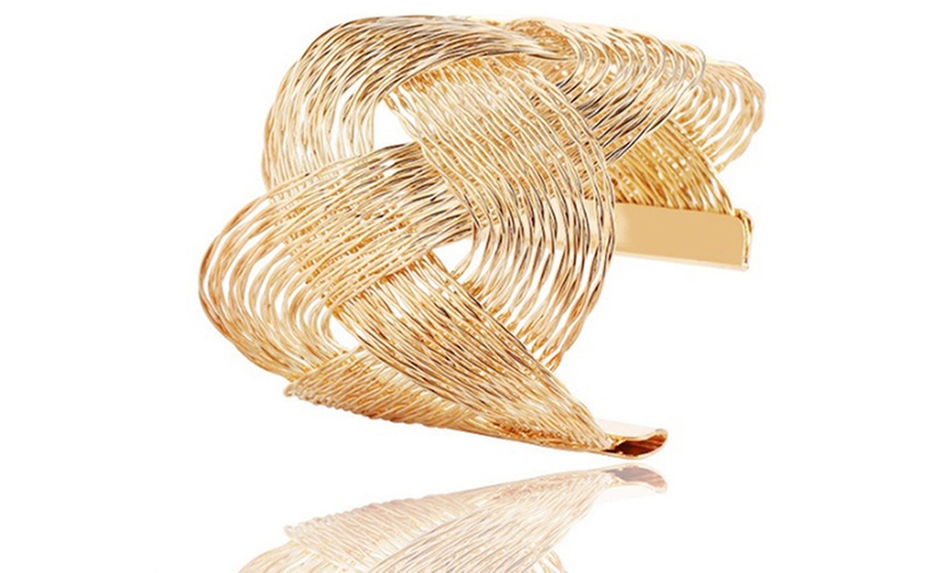 Image 2: Romance The Interlocking Waves Bracelet