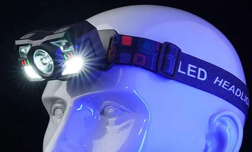 Image 8: LED Motion Sensor Head Torch