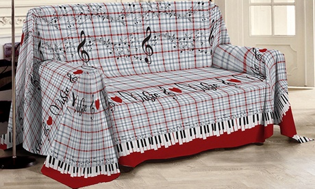 Telo arredo in cotone disponibile in 4 colori e 2 misure