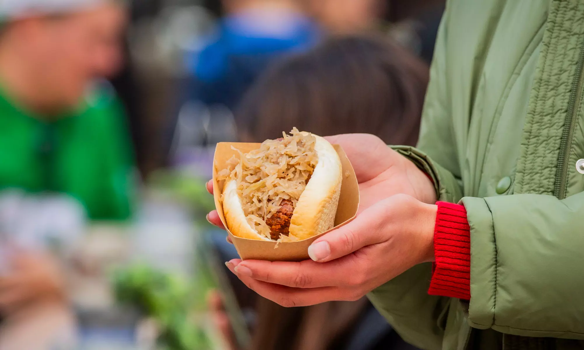 Food Festival at Christmas Village in Philadelphia
