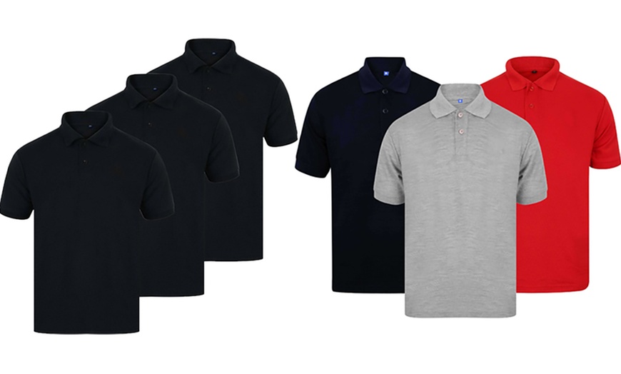 Image 1: Mens Polo T-Shirts