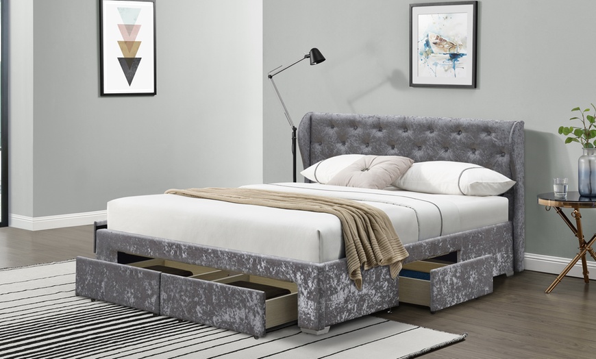 Up To 56% Off Kyoto Storage Bed with Optional Mattress | Groupon