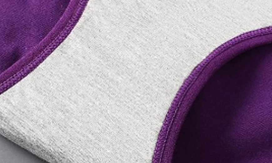 Image 10: Five Pieces of Mid-Waist Leak-Resistant Menstrual Panties