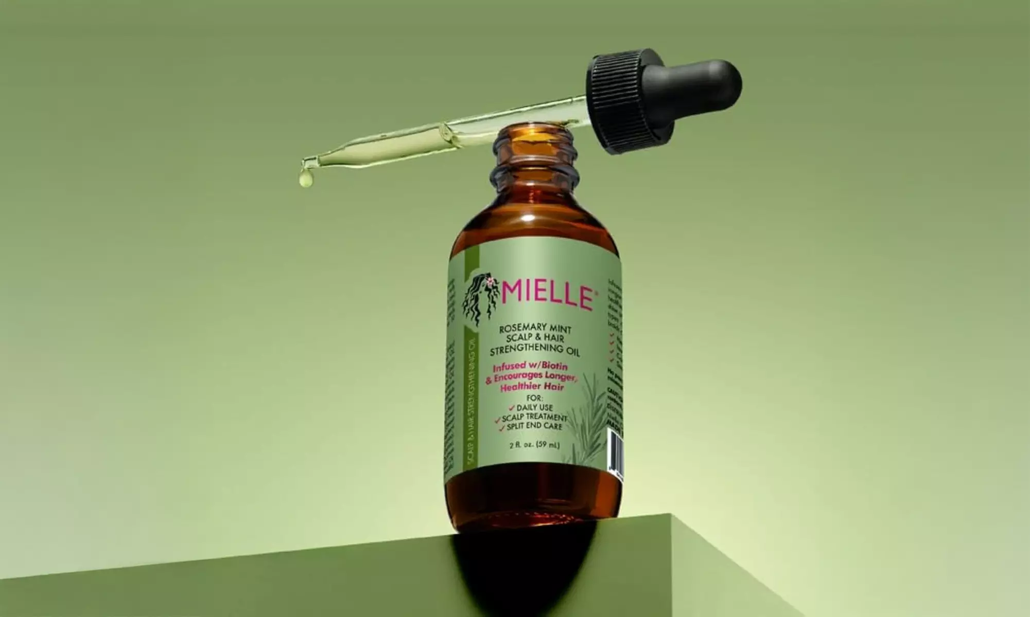 Mielle Organics Rosemary Mint Scalp & Hair Strengthening Oil for All Hair Types 