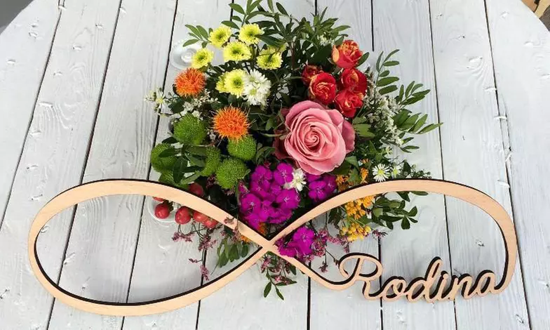 Personalisierbare Unendlichkeits-Schleife mit 1 oder 2 Namen von Woodener (bis zu 41% sparen) - Second Medium