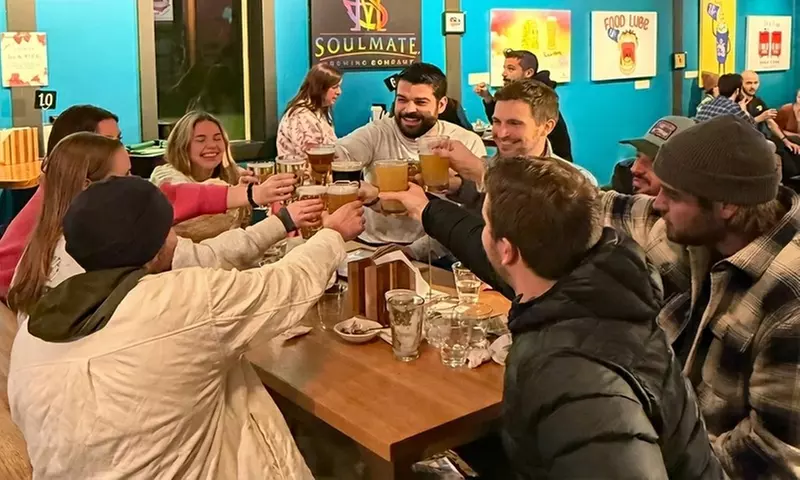 Craft Beer Flights Savory Waffles Dining for Two or Four