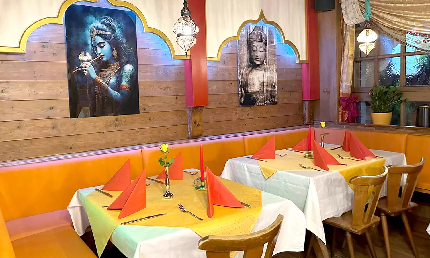 Indisches Buffet inkl. Mango-Lassi für 1 - 4 Personen