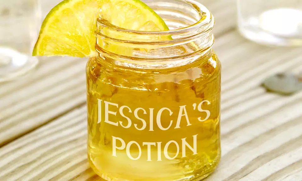 Personalized Mini Mason Jar Shot Glass from Monogram Online - Second Medium
