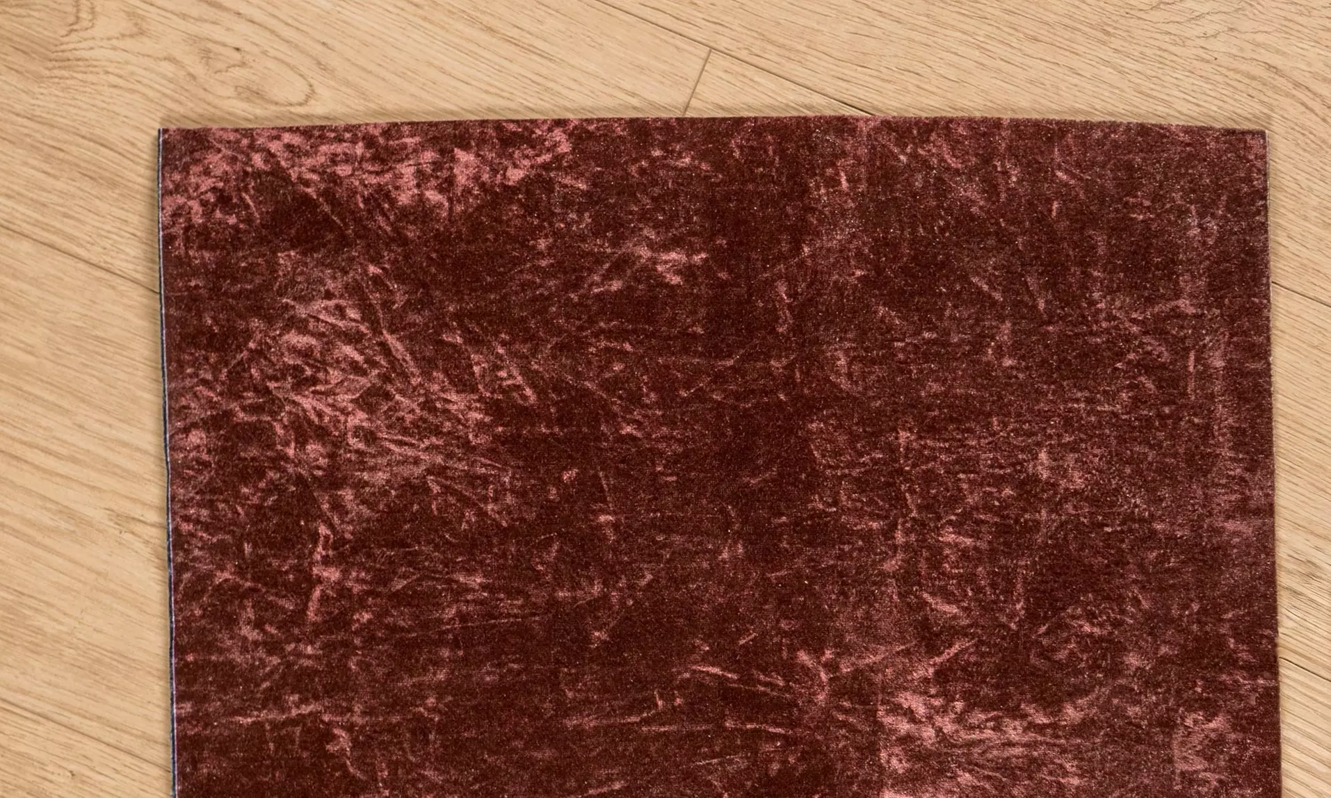 Tapis de cuisine en polyester effet velours