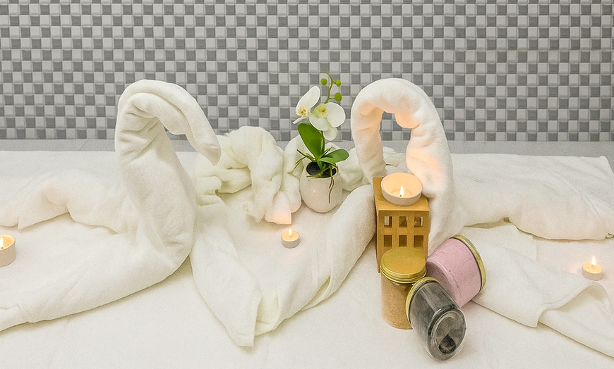 Image 1: Get 60-Min Moroccan Bath & Optional Facial, Hair Wash, Blow Dry