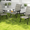 Image 10: Outsunny Set of 4 Folding Garden Chairs