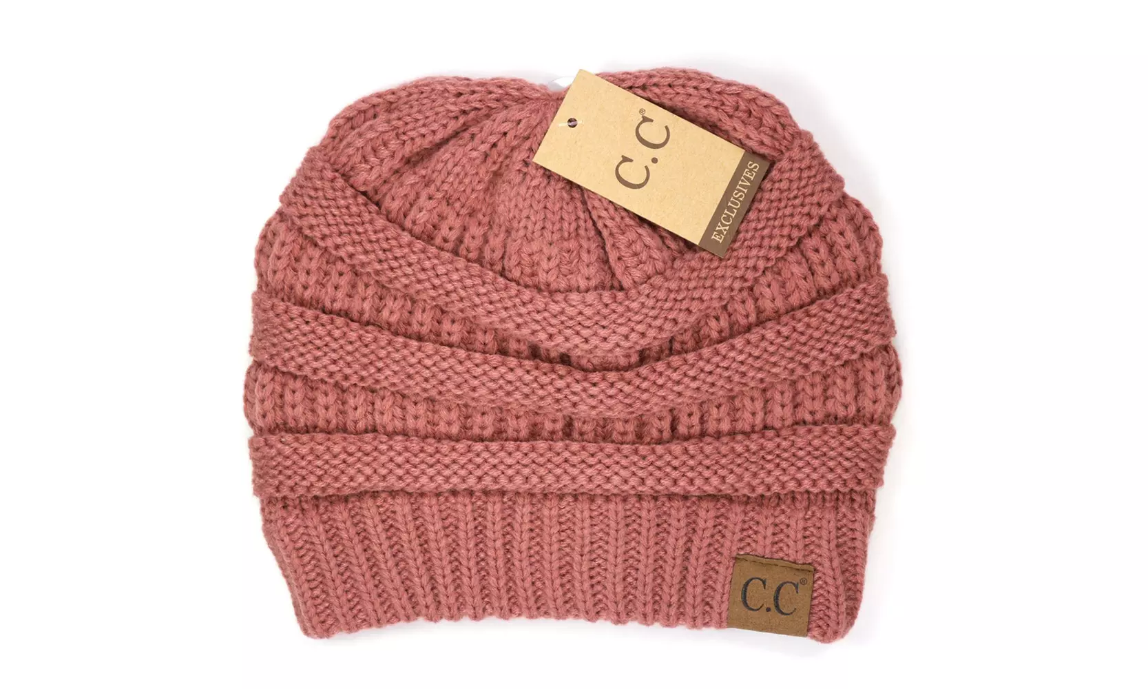 Cheveux Corp. Women's Solid Classic CC Beanie