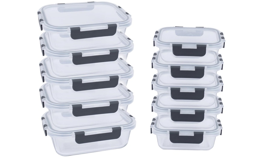 Image 2: Alivio Ten-Pack Food Storage Containers with Lid