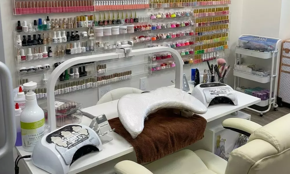 Get Gel Manicure/Pedicure, Acrylic/Liquid Gel Full Sets, or More
