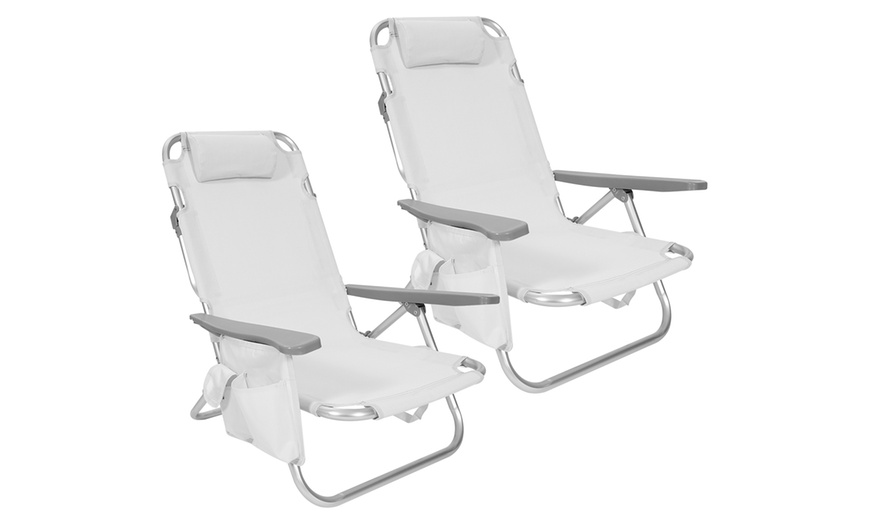 Image 3: Set de 2 chaises longues