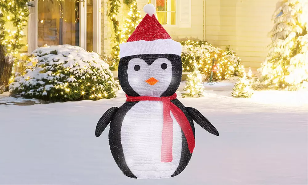 Christmas Collapsible LED Lamp with Timer