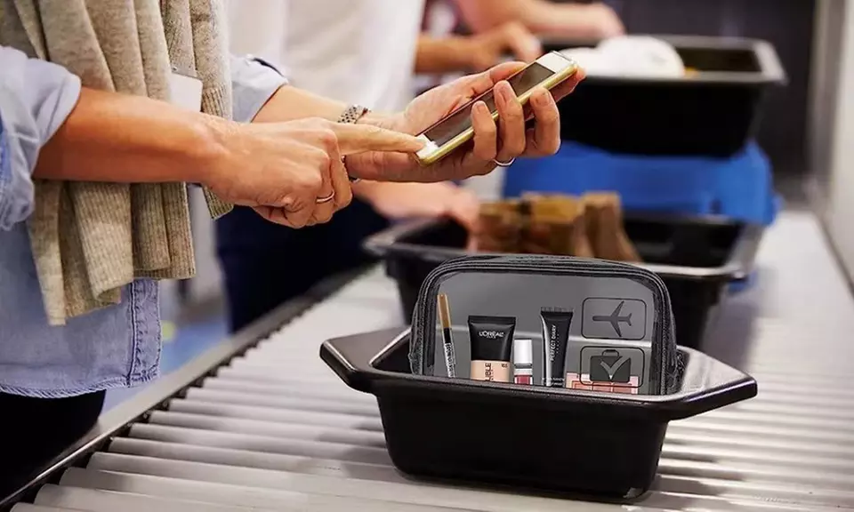 Transparent Travel Toiletries Storage Bag