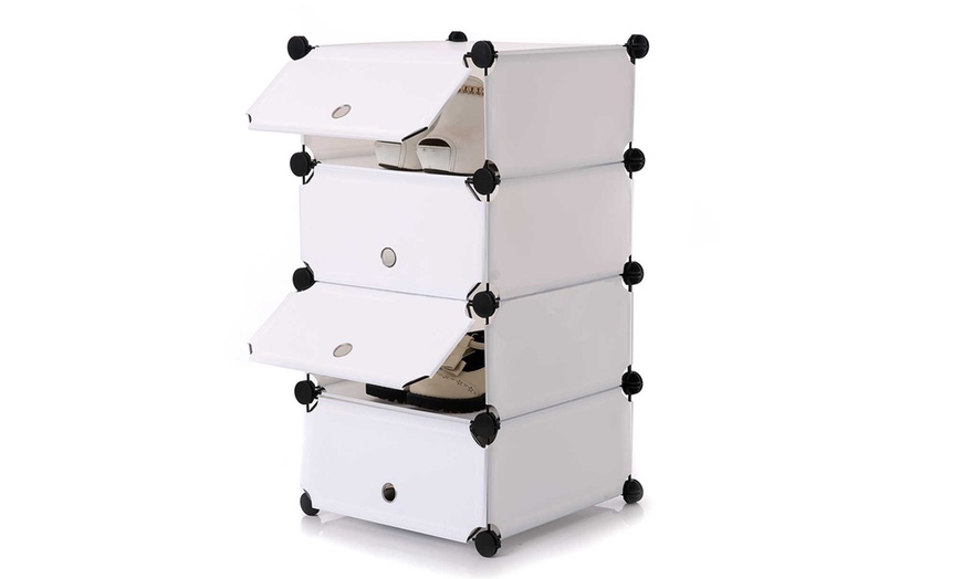 Image 5: Interlocking Storage Cube Units