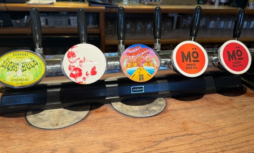 Image 6: Enjoy with Pizza, Side and Beer for One, Two, or Four People