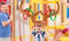 Inflatable Reindeer Antler Ring Toss Game For Kids Of All Ages (1,2,4 or 6 Pack)