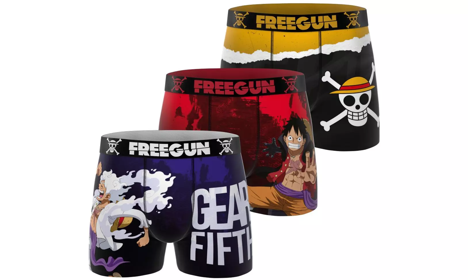 Lot de 3 boxers homme Freegun en microfibre
