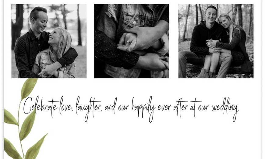 Image 9: Personalized Save the Date Cards, 24–200 (Up to 57% Off)