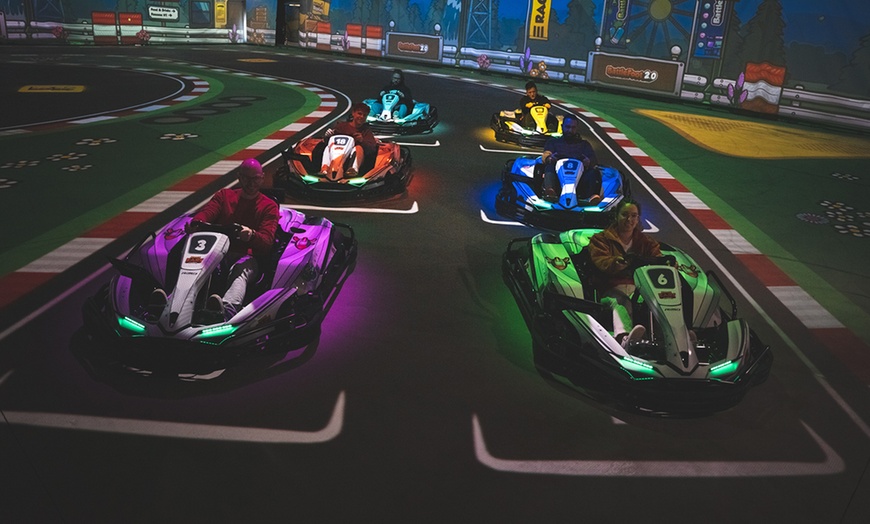 Image 1: Race with BattleKarts  2 x 15-Min Games for Up to 4 People