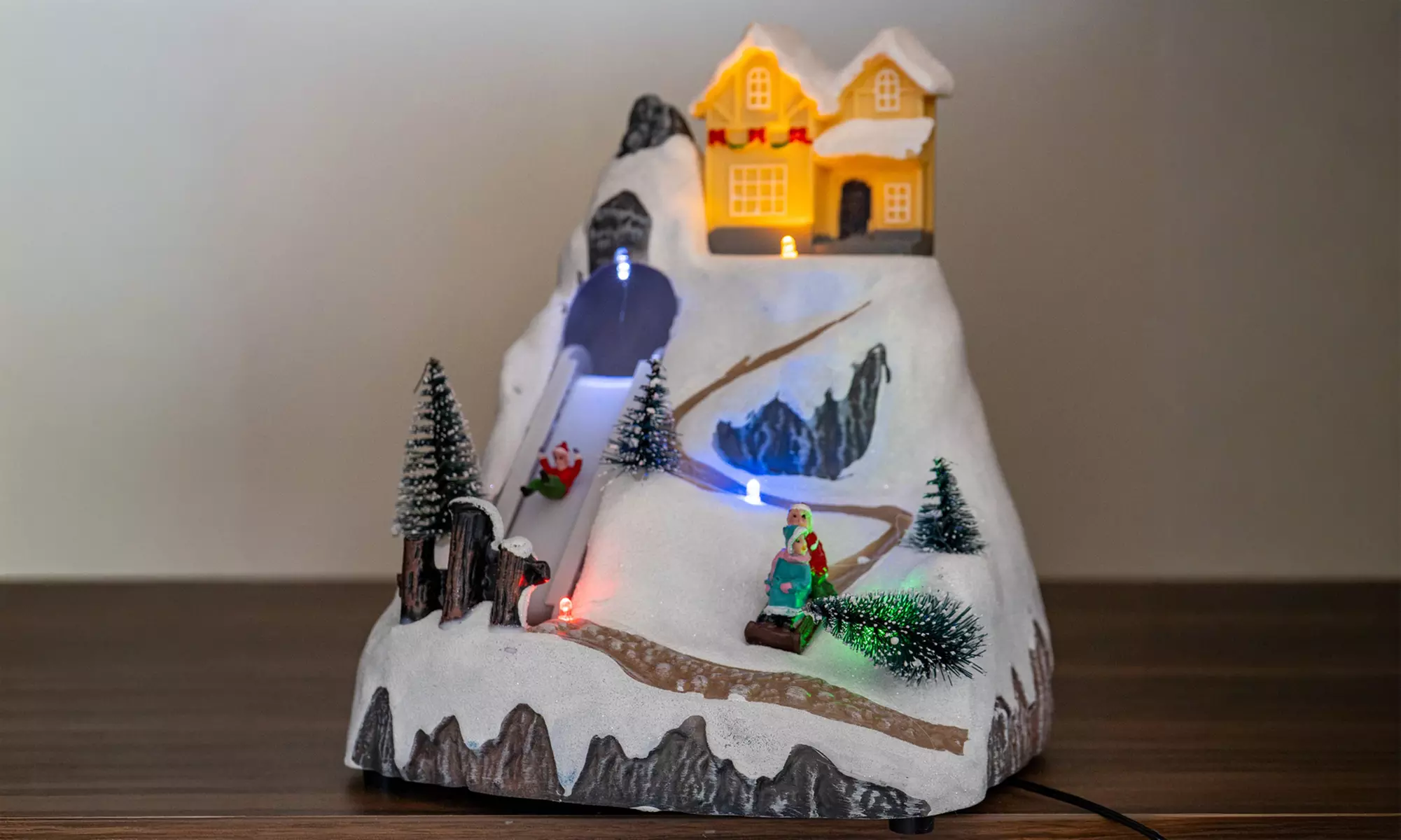 Giostrina natalizia con luci e movimento