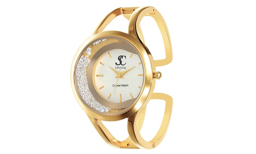 Image 10: Orologio da donna con cristalli scintillanti SC Crystal