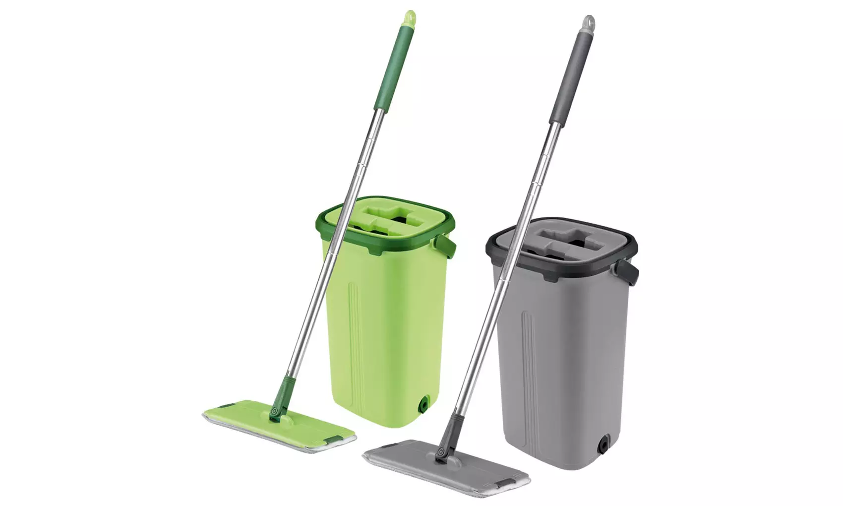 Balai microfibre à essorage automatique avec 1 recharge - Primary Image