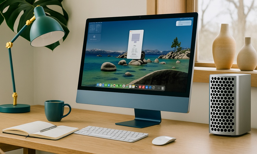 Image 1: Refurbished Apple 24-Inch 4.5K Retina Display iMac 16GB RAM 512GB SSD