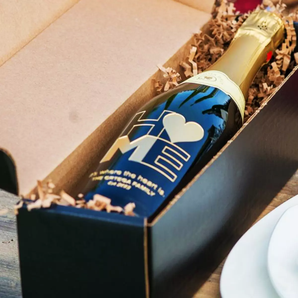 Unique New Home Gifts | Custom Etched Wine Bottles